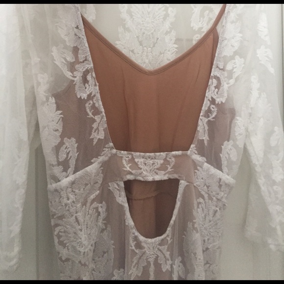 For Love And Lemons White Lace Maxi Dress - Picture 7 of 7